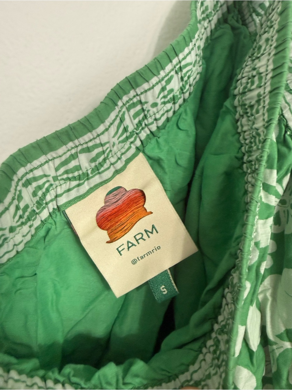 FARM Rio Green One-Shoulder Floral Maxi Dress - Picture 5 of 9